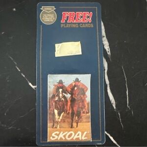 Skoal Playing Cards with Cowboy Design